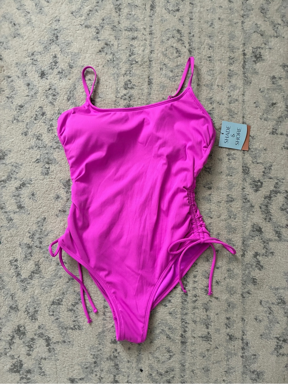 Shade & Shore Women’s ' Hot Pink One-Piece Swimsuit